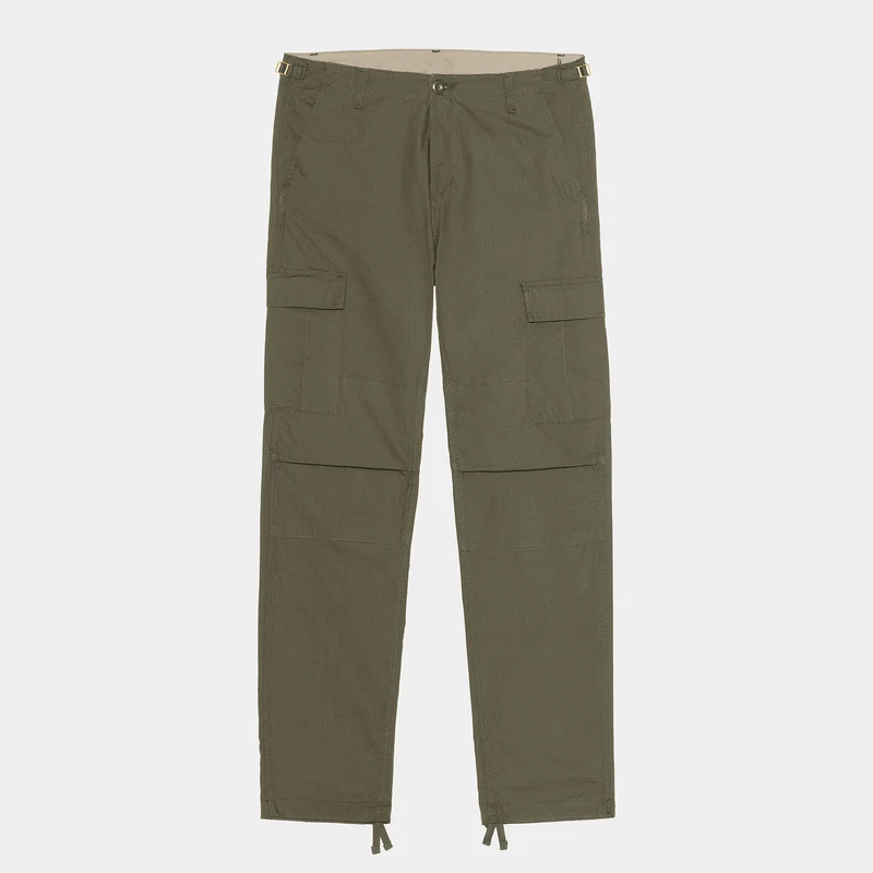 Carhartt WIP Mens Aviation Pant - Seaweed Rinsed