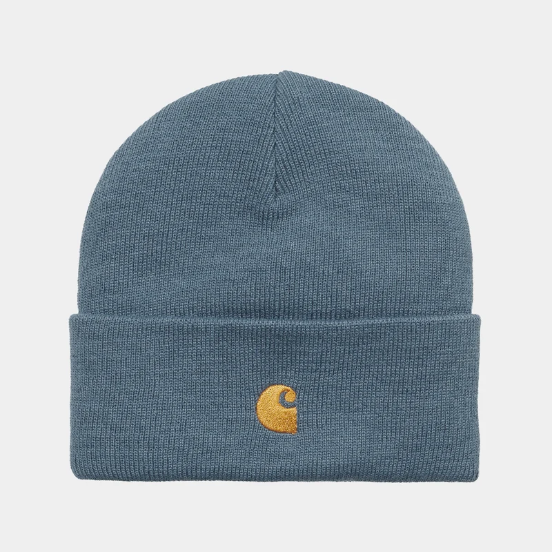 Carhartt WIP Unisex Chase Beanie - Storm Blue