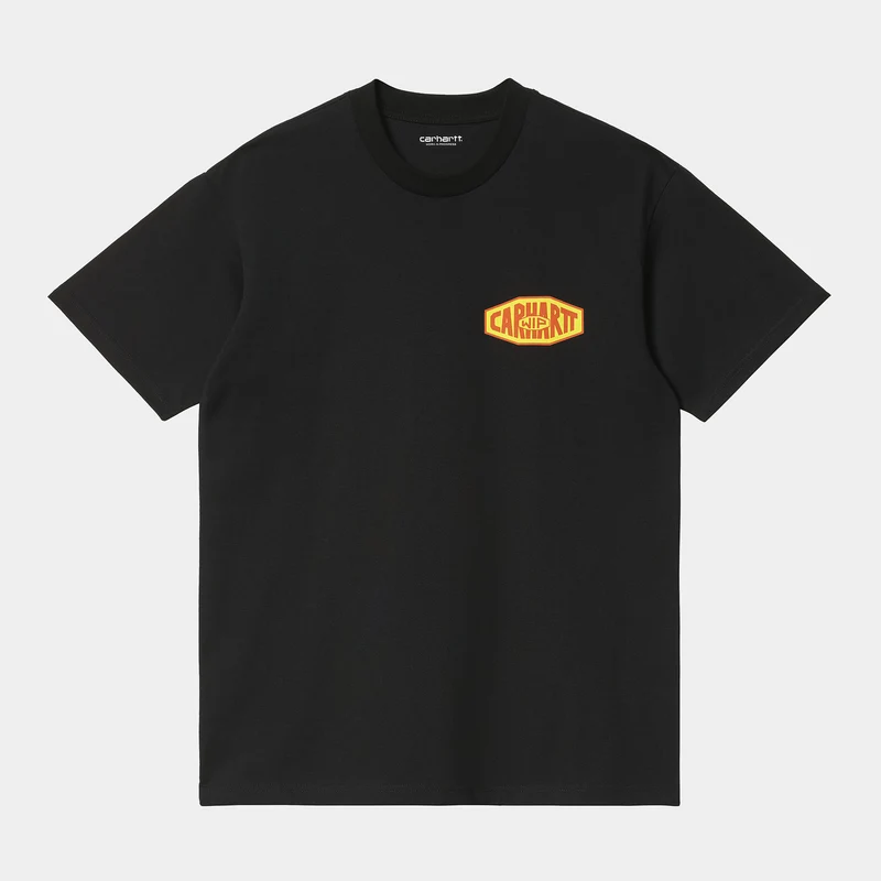 Carhartt WIP Kortärmad herr New Tools T-shirt i ekologisk bomull - Svart