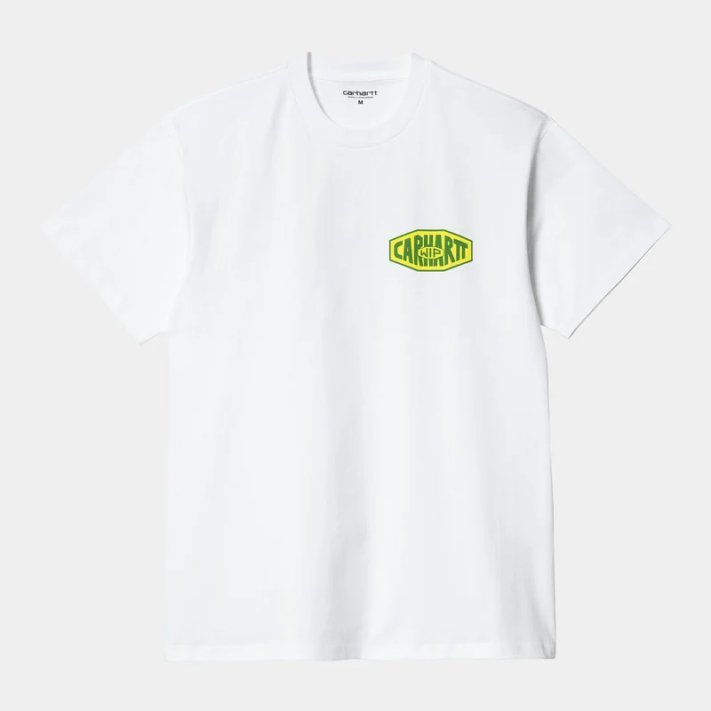 Carhartt WIP Kortärmad herr New Tools T-shirt i ekologisk bomull - Vit