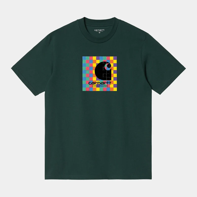 Carhartt WIP Herr Nice Trip kortärmad T-shirt - Juniper