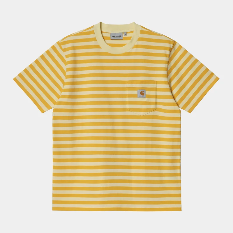 Carhartt WIP Scotty Pocket T-shirt för män - Popsicle