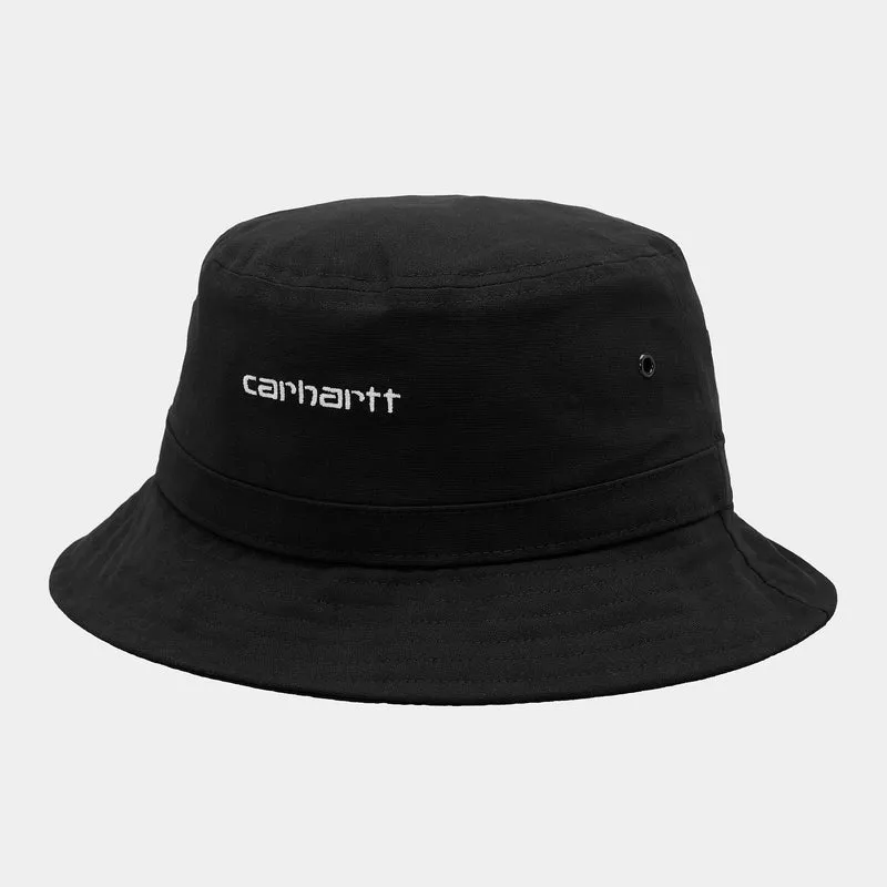 Carhartt WIP Unisex Script Bucket Hat - Svart