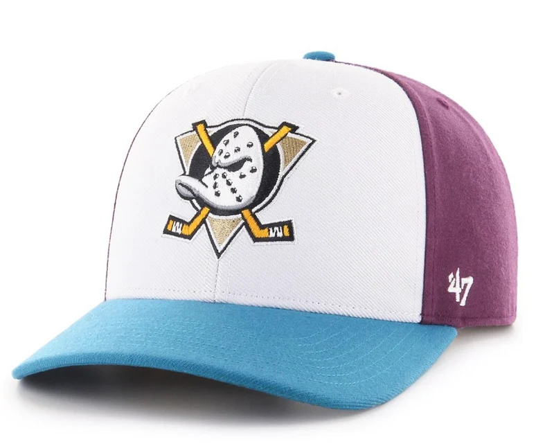'47 Märke Unisex Anaheim Ducks Retro Justerbar Keps - Plommon