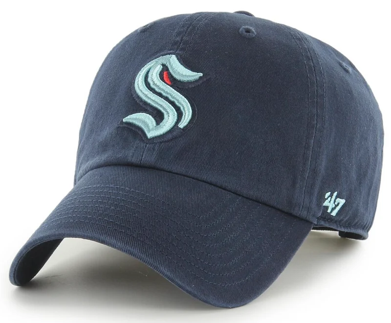 47 märke unisex Seattle Krakens Clean Up Cap - Marinblå
