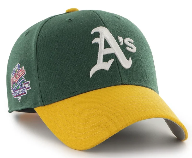 '47 Märke Unisex Oakland Athletics World Series Keps - Grön/Gul