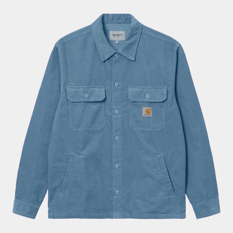 Carhartt WIP Herr Dixon Shirt Jacka - Icy Water Rinsed