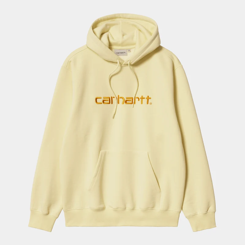 Carhartt WIP Herr Carhartt WIP Sweat Hoodie - Soft Yellow / Popsicle