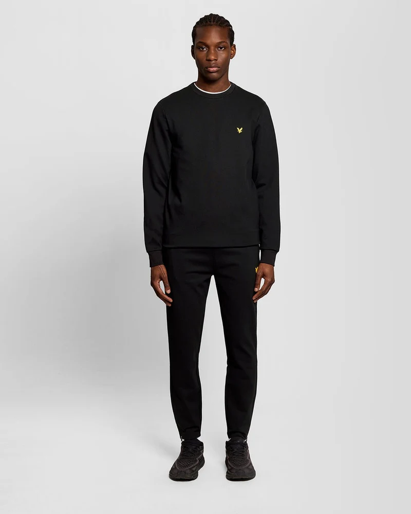 Lyle & Scott Lätta sportjoggingbyxor för män | Jet Black