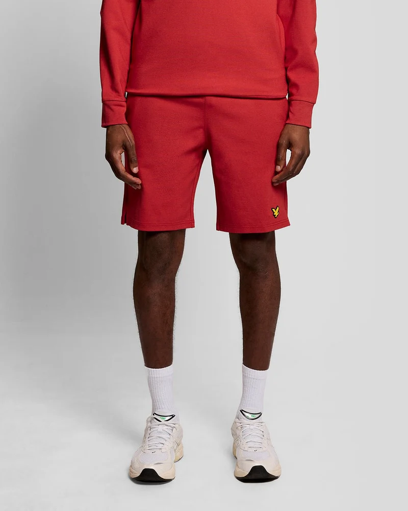 Lyle & Scott Lätta träningsshorts för män | Granat