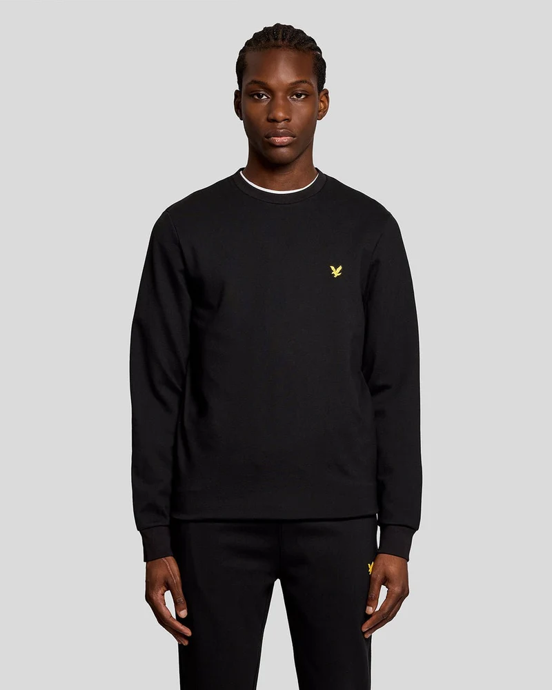Lyle & Scott Lätt sporttröja för män | Jet Black