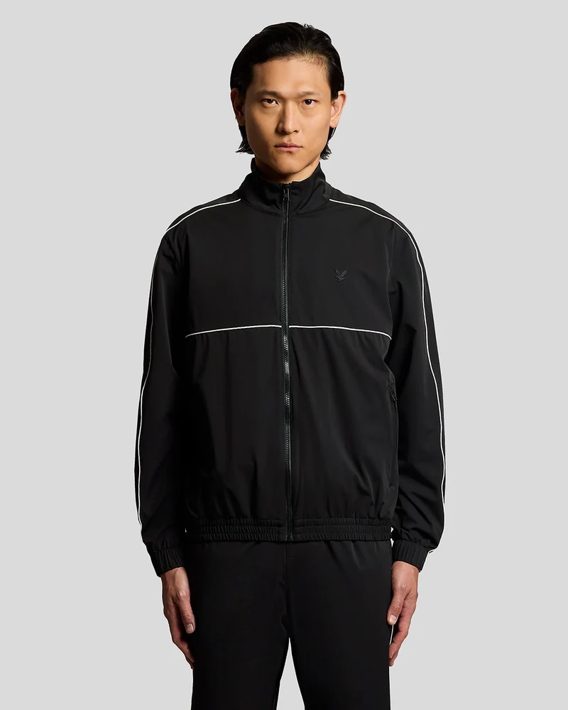 Lyle & Scott Lättviktsträningsjacka för män | Kolsvart