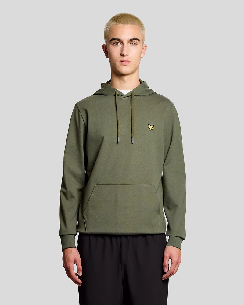Lyle & Scott Lättvikts sporttröja för män | Kaktusgrön