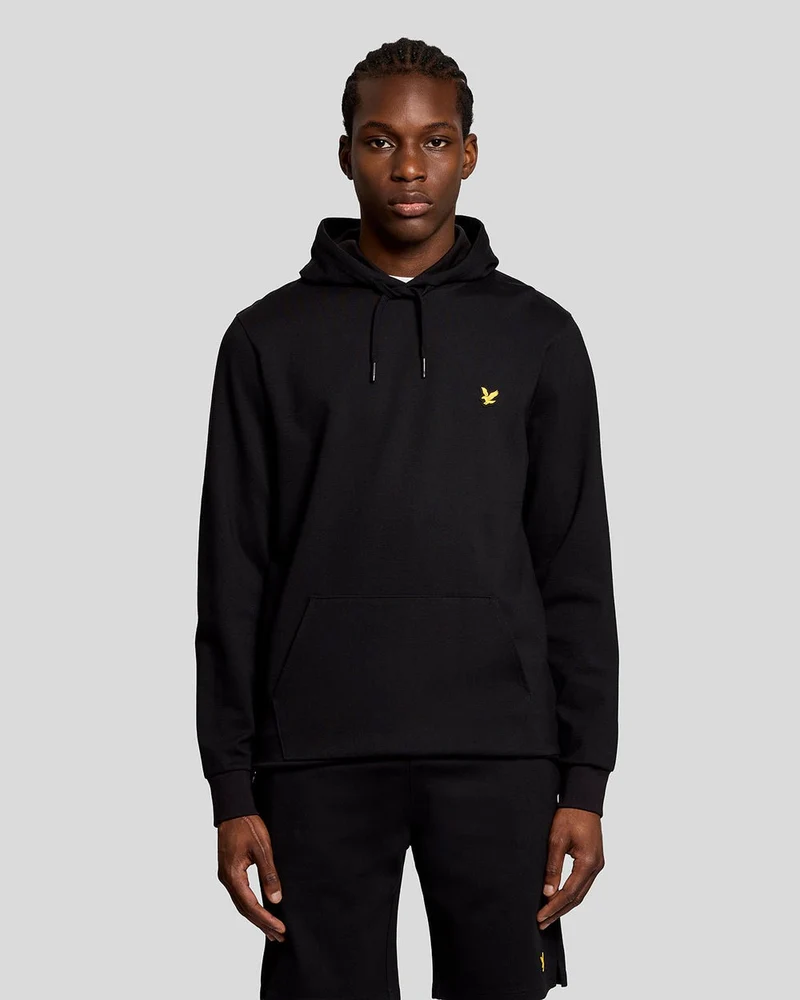 Lyle & Scott Lättvikts sporttröja för män | Kolsvart