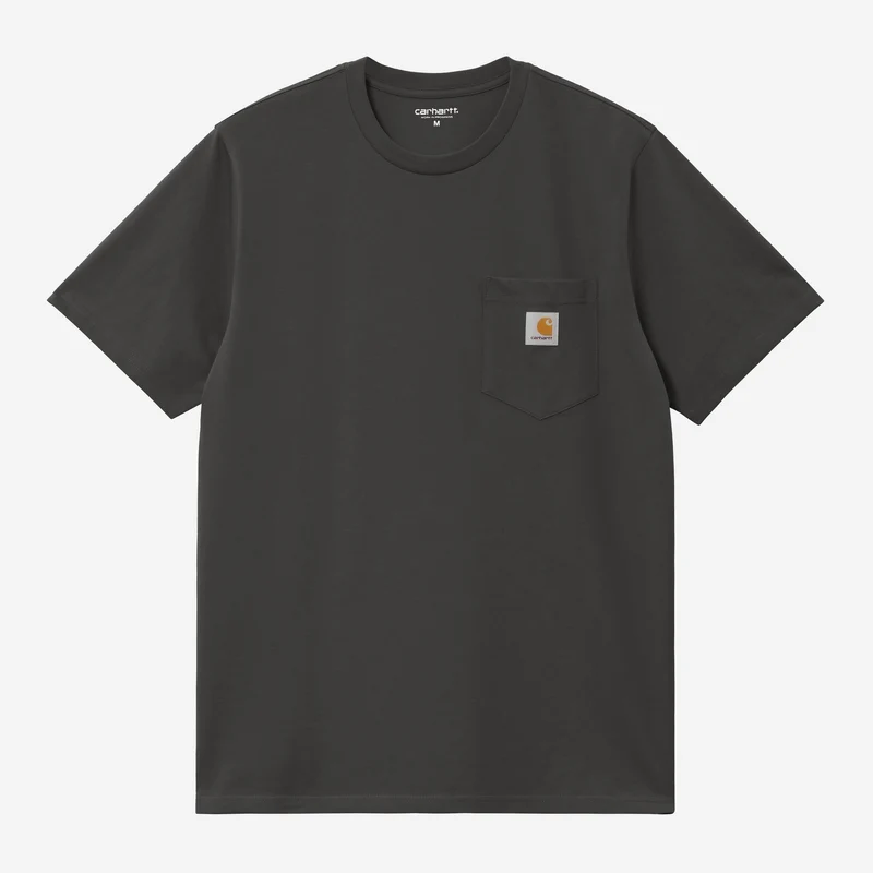 Carhartt WIP Herr T-shirt med ficka | Oxidgrön