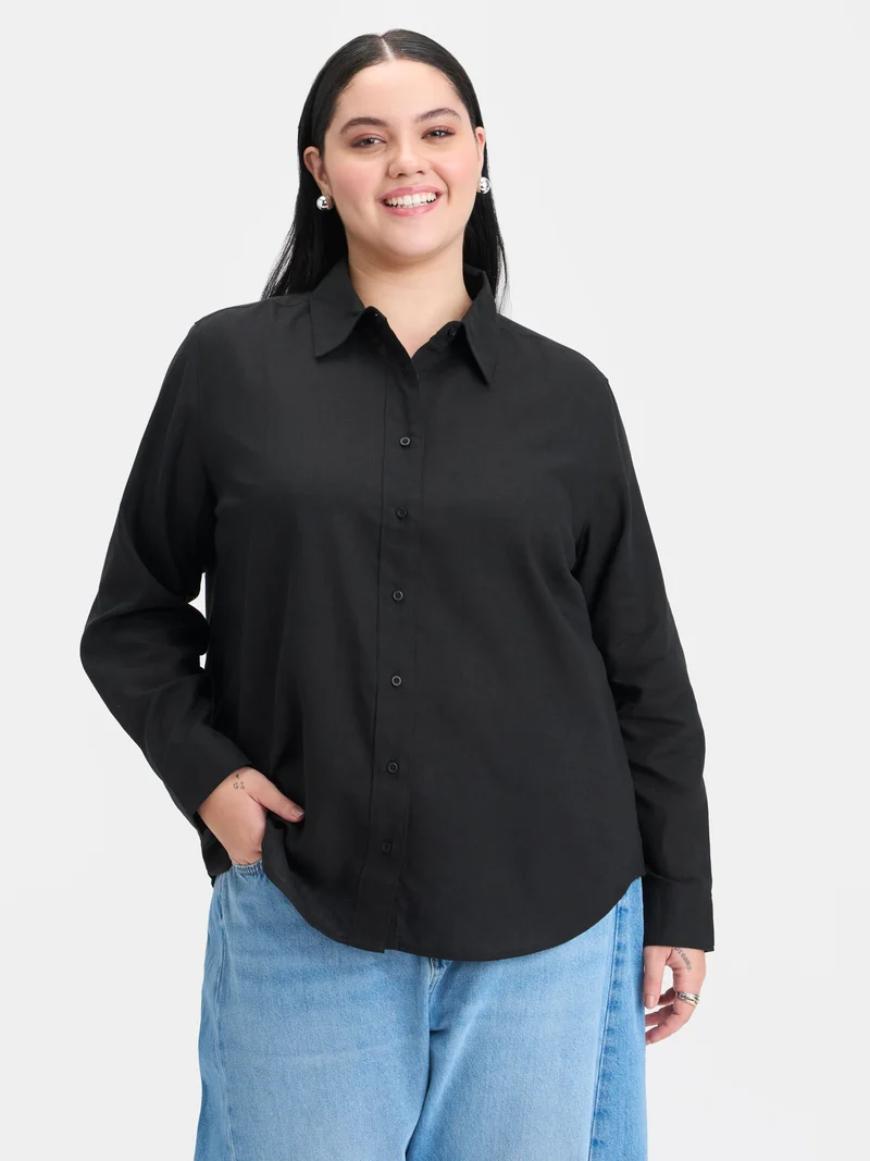 Esther|Lyocell Classic Work Shirt