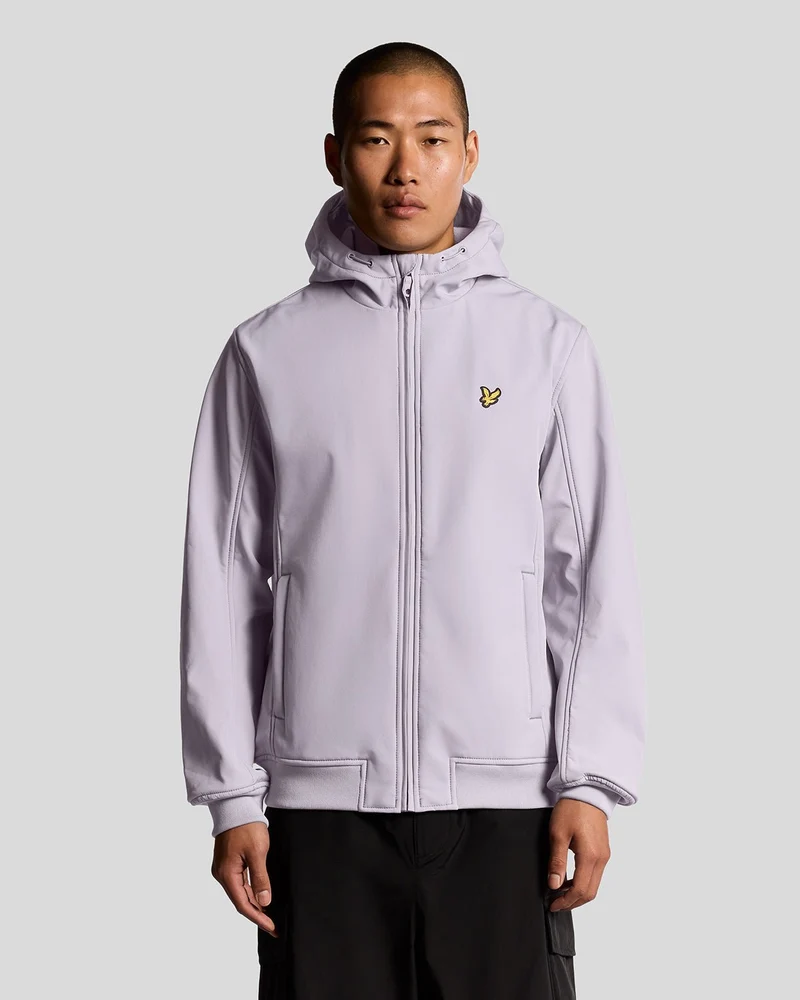 Lyle & Scott Herr Fleecefodrad Softshelljacka | Ash Lila