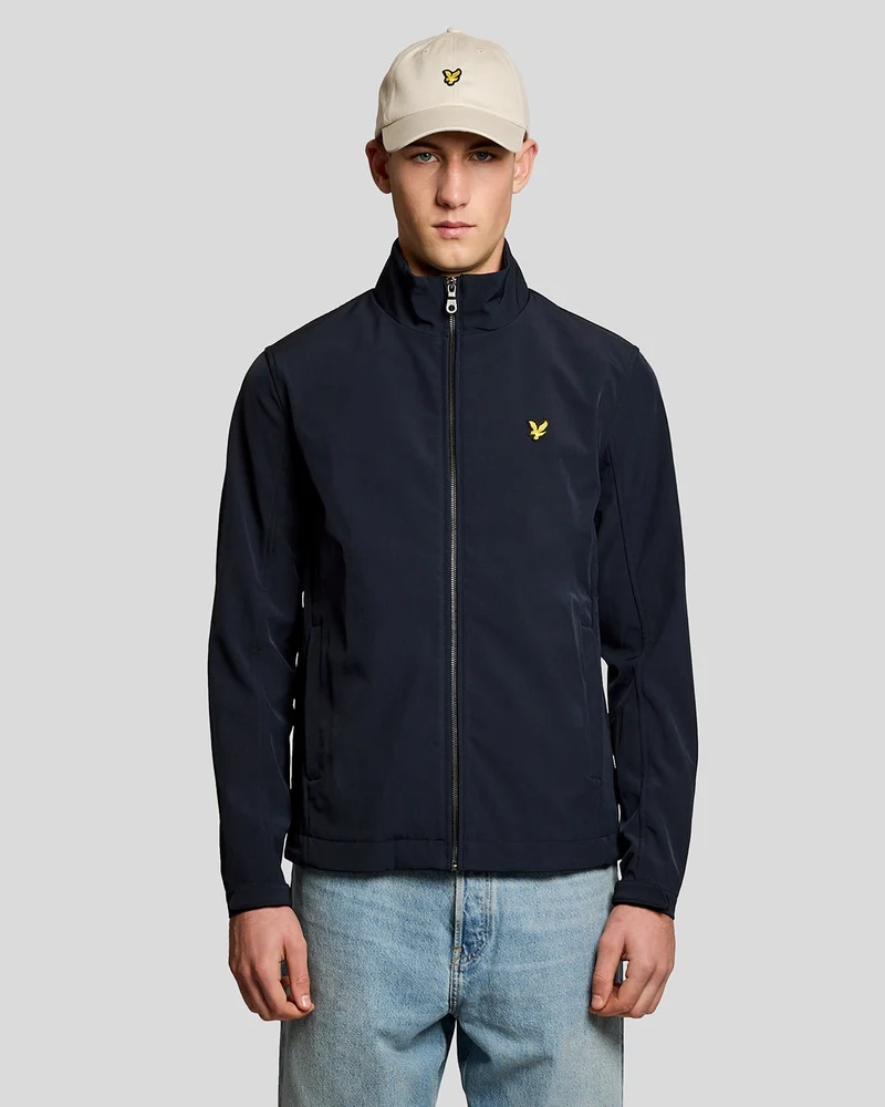 Lyle & Scott Herr Softshelljacka med Mesh-Back | Mörk Marinblå