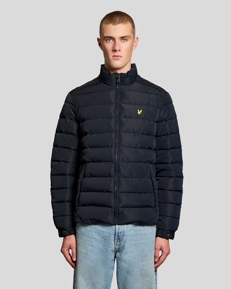 Lyle & Scott Herr Quiltad Jacka | Mörk Marinblå