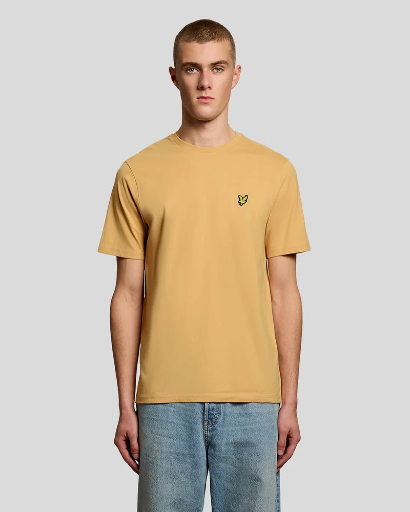 Lyle & Scott Herr T-shirt med rund hals i bomull | Honeycomb