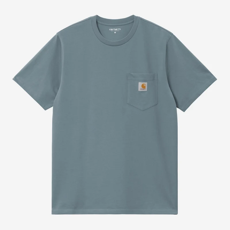 Carhartt WIP Herr T-shirt med fickor | Sammetsblå