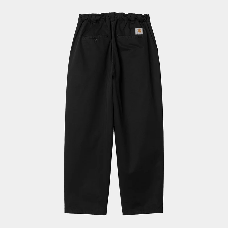 Carhartt WIP Herr Marv Lenexa Twill Byxa - Black Stone Washed