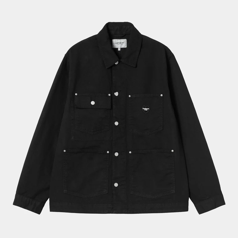 Carhartt WIP Herr Drewe Chore Kappa - Svart Sköljd
