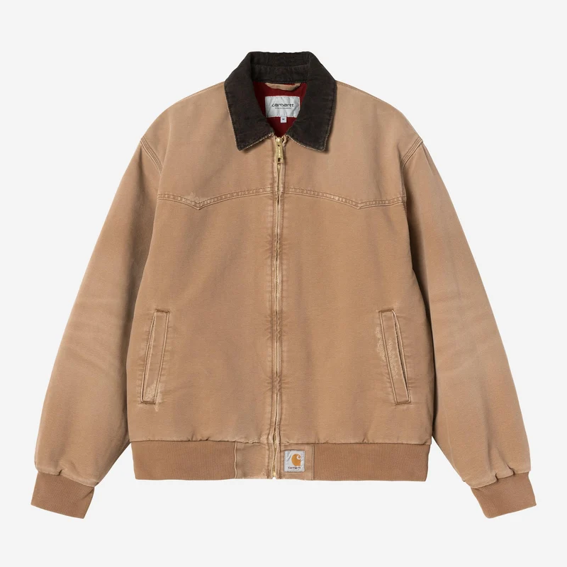 Carhartt WIP Herr OG Santa Fe Jacka | Hamilton Brown Grind Wash