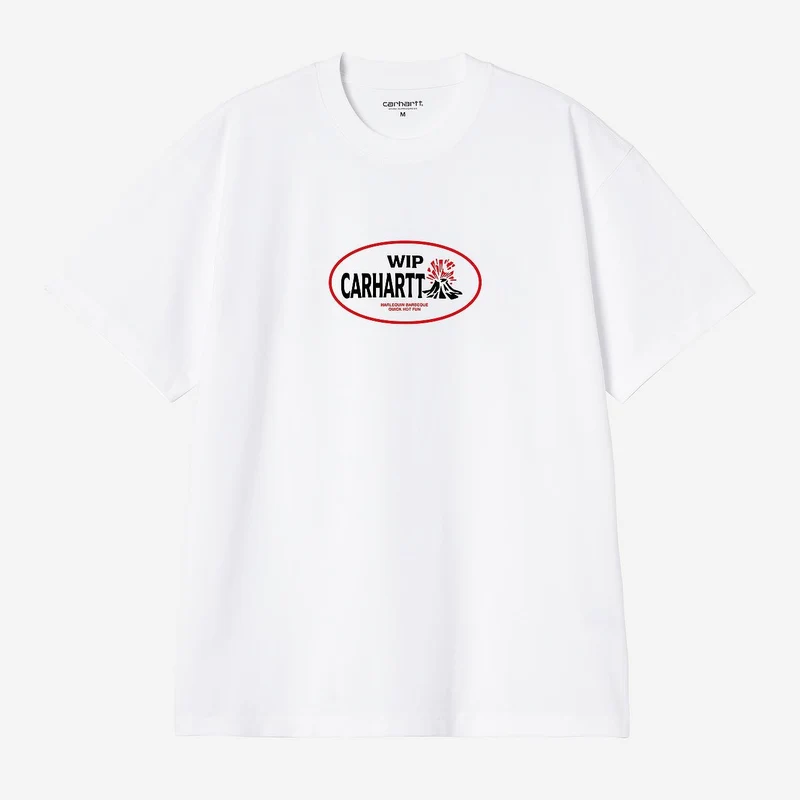 Carhartt WIP Herr Harlequin BBQ T-shirt | Vit