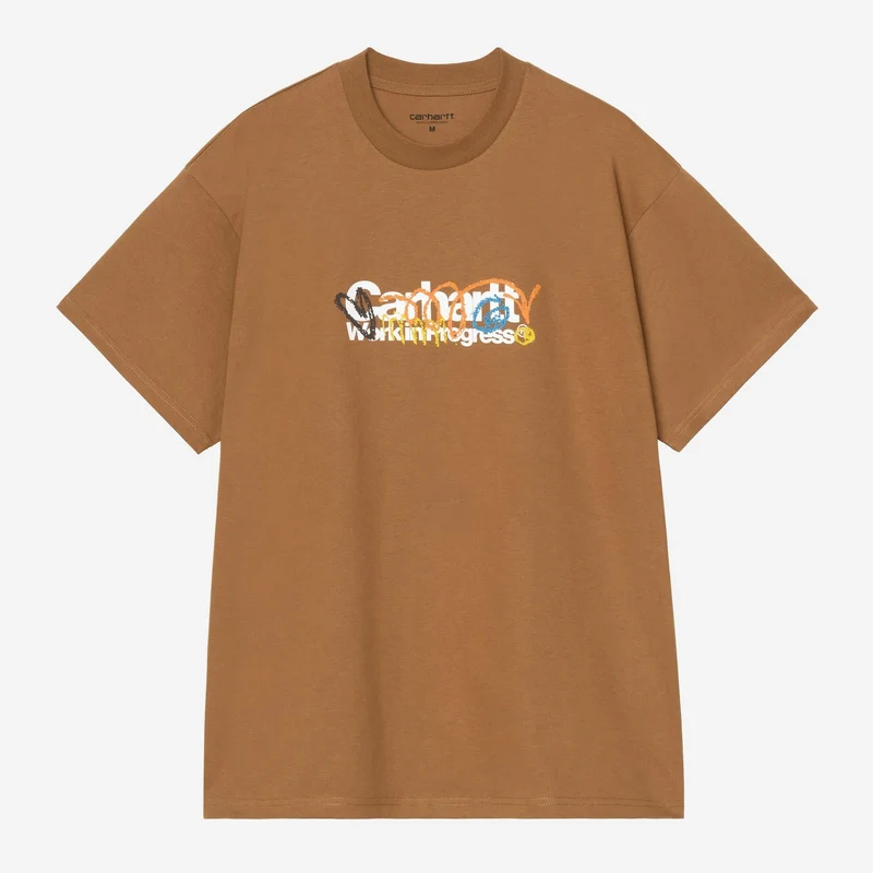 Carhartt WIP Herr Primary T-shirt | Hamilton Brun