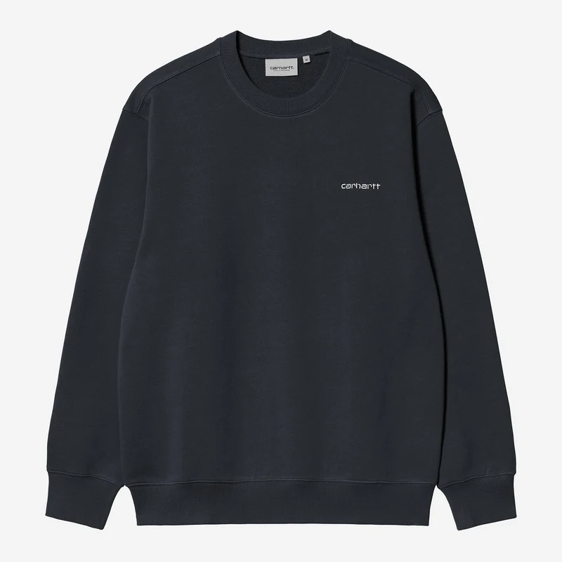 Carhartt WIP Herrtröja med broderi | Deep Night