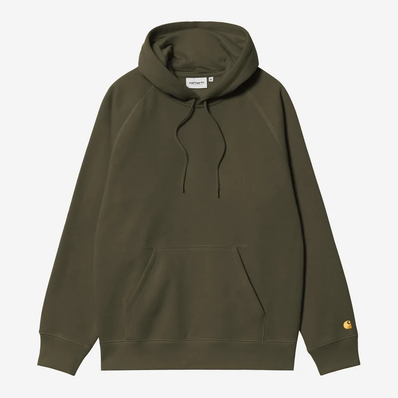 Carhartt WIP Herr Chase Hoodie | Olivgrön