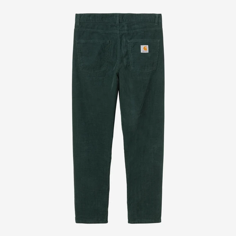 Carhartt WIP Herr Newel Ford Corduroybyxor | Grönkålsgrön Sköljd