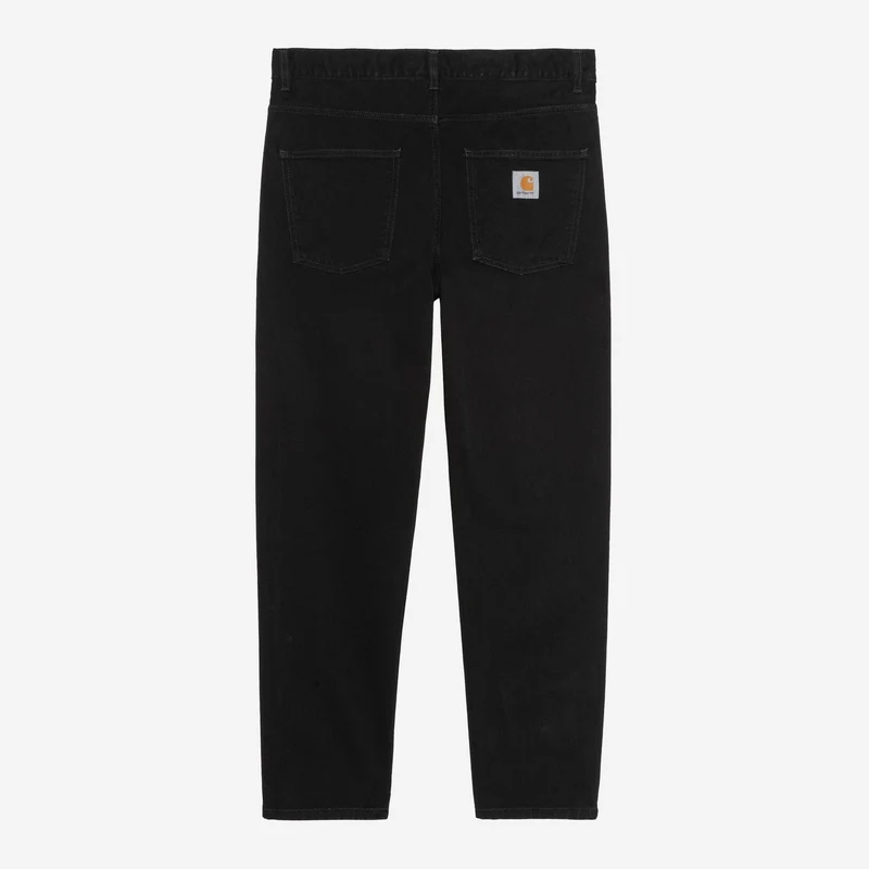 Carhartt WIP Herr Newel Byxor | Svarta, entvättade