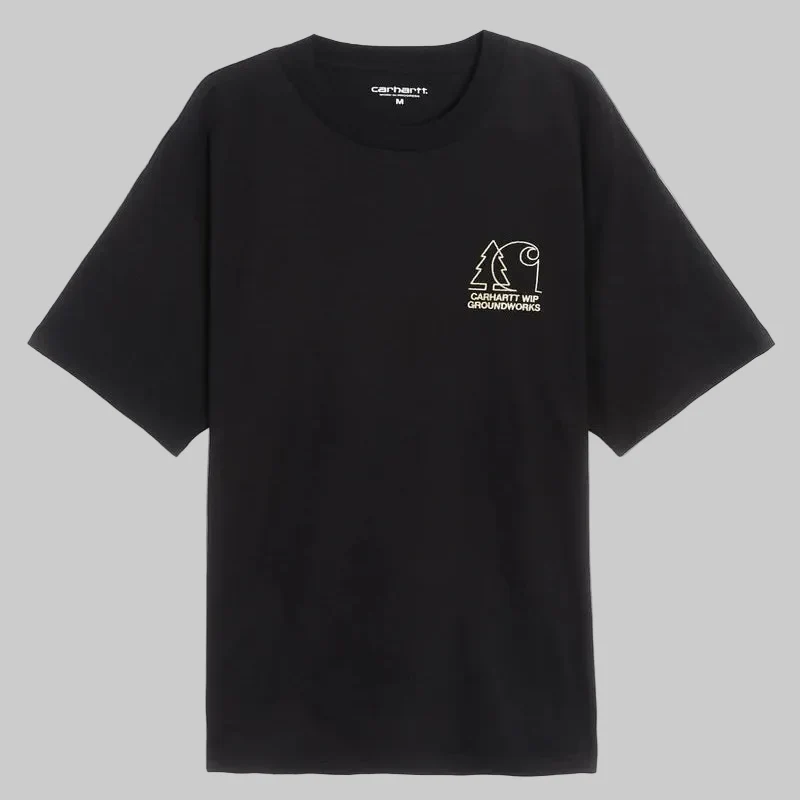Carhartt WIP Herr Groundworks T-shirt - Svart