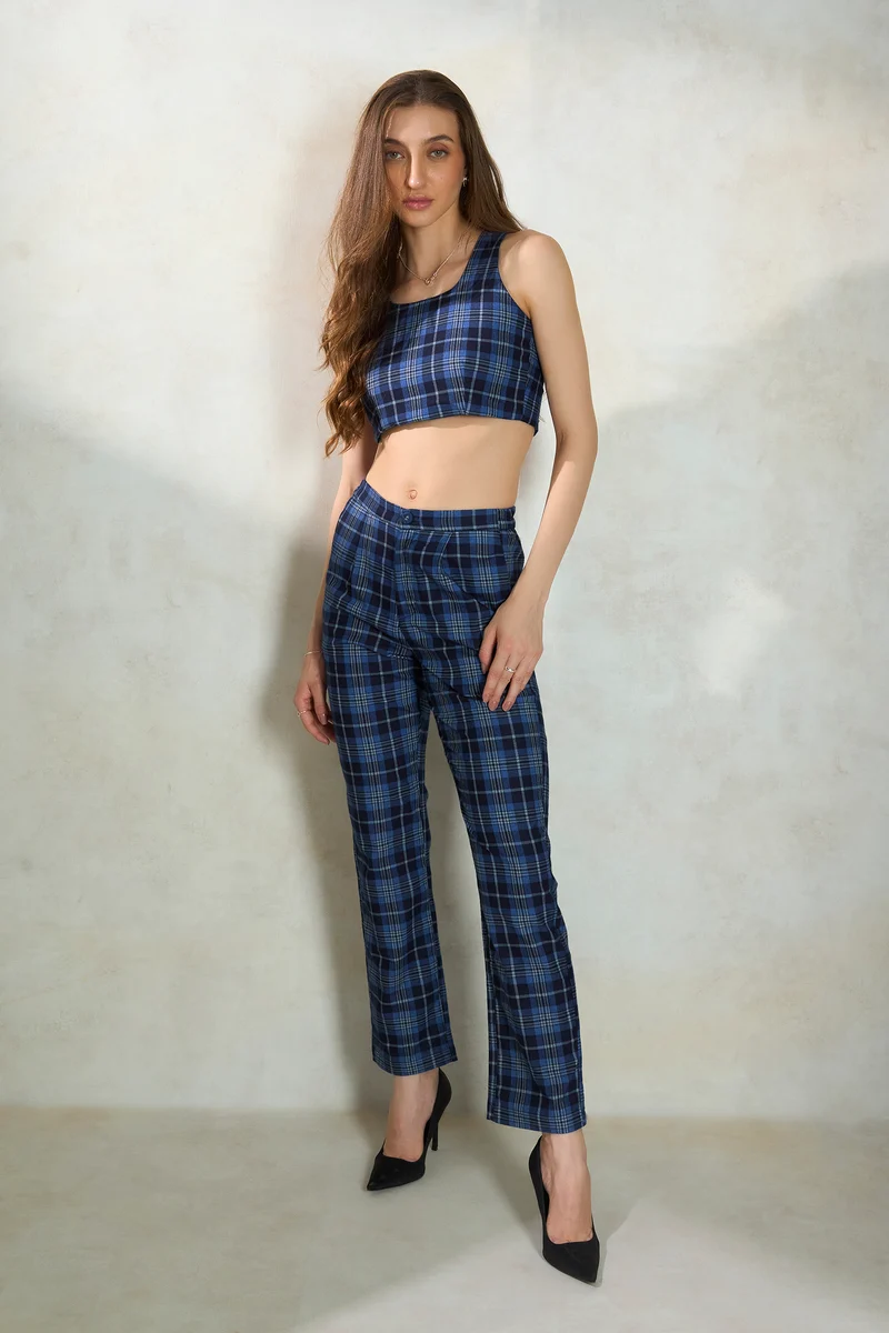 Lucy|100% Cotton Checked Co-Ords