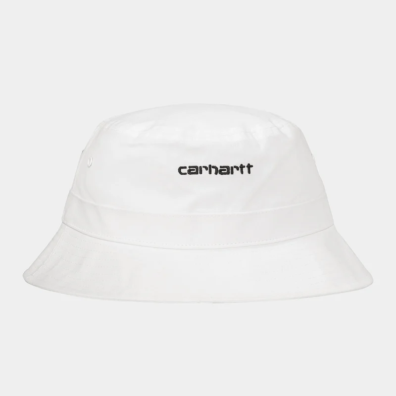 Carhartt WIP Unisex Script Bucket Hat - Vit