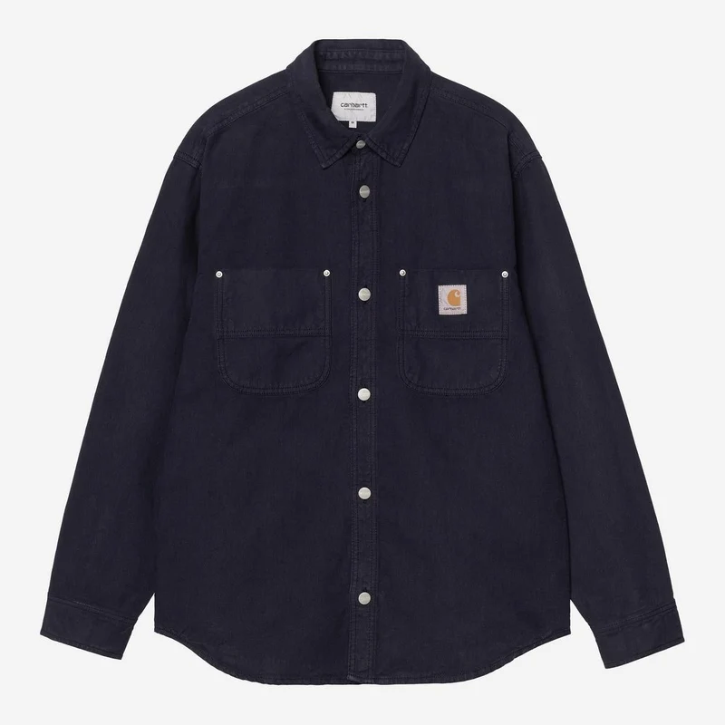 Carhartt WIP Herr Walter Skjortjacka | Mörkblå