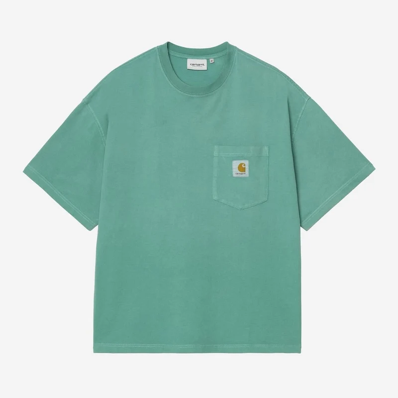 Carhartt WIP Herr Hudson Chalk Wash Pocket T-shirt | Saguaro