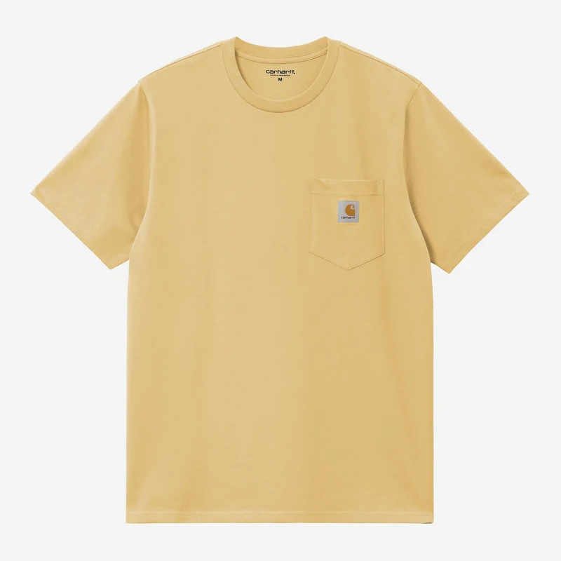 Carhartt WIP Herr T-shirt med ficka | Air Gul
