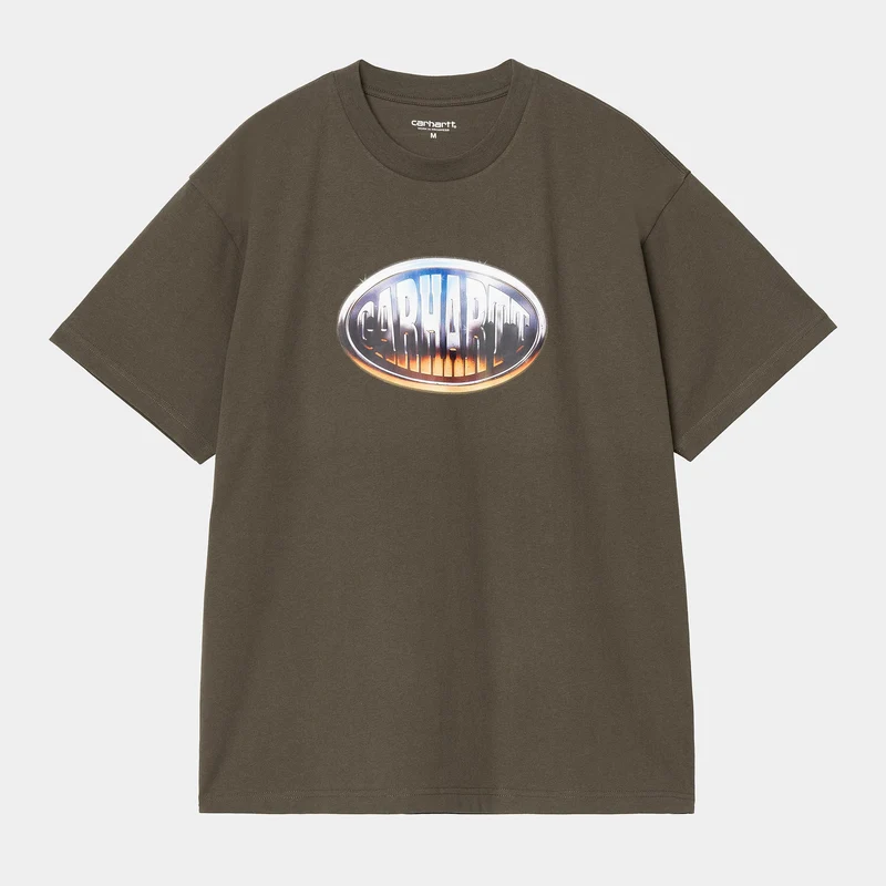 Carhartt WIP Herr Big Time T-shirt | Cypressgrön