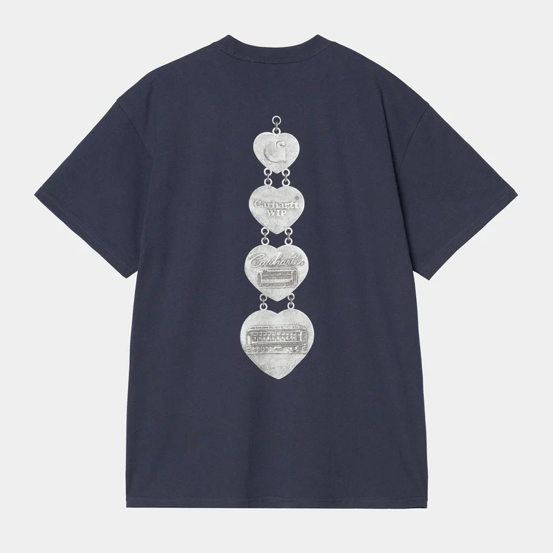 Carhartt WIP Herr Hartt Chain T-shirt | Blå
