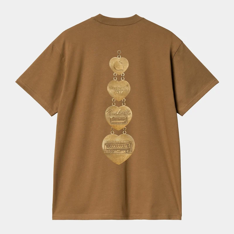 Carhartt WIP Herr Hartt Chain T-shirt | Hamilton Brun