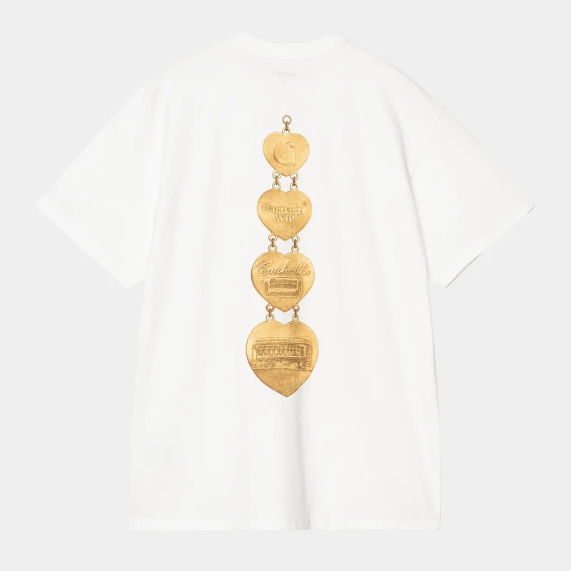 Carhartt WIP Herr Hartt Chain T-shirt | Vit