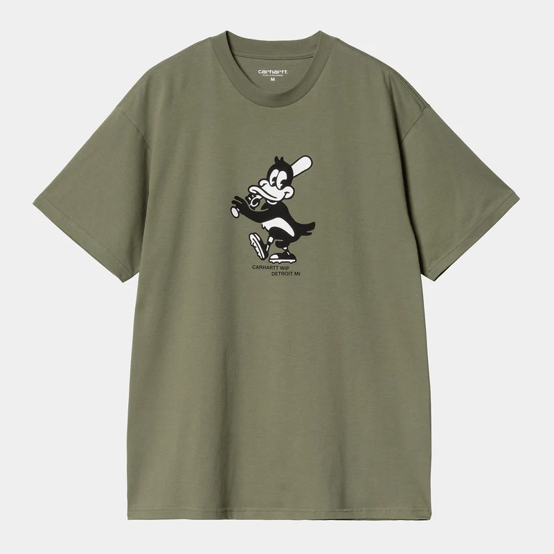 Carhartt WIP Herr Home Run T-shirt | Dollargrön