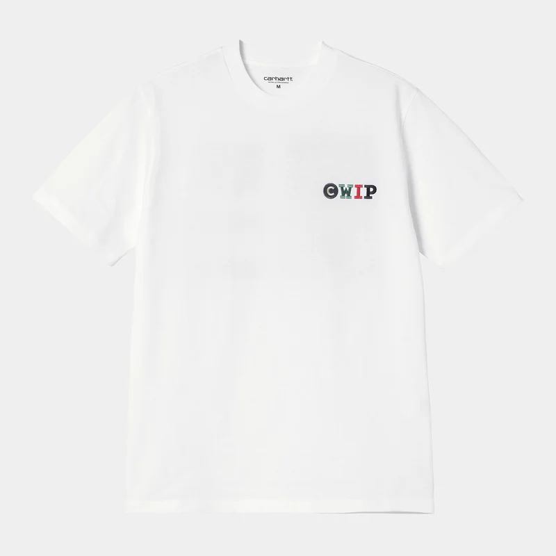 Carhartt WIP Herr Flaggor T-shirt | Vit