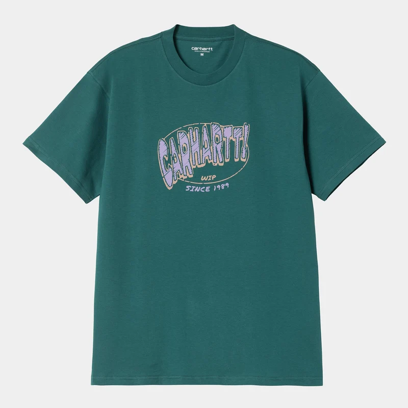 Carhartt WIP Herr T-shirt med hett manus | Regnskog