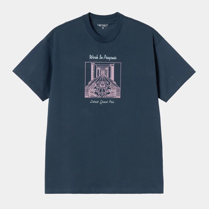 Carhartt WIP Herr Racer T-shirt | Mörkblå