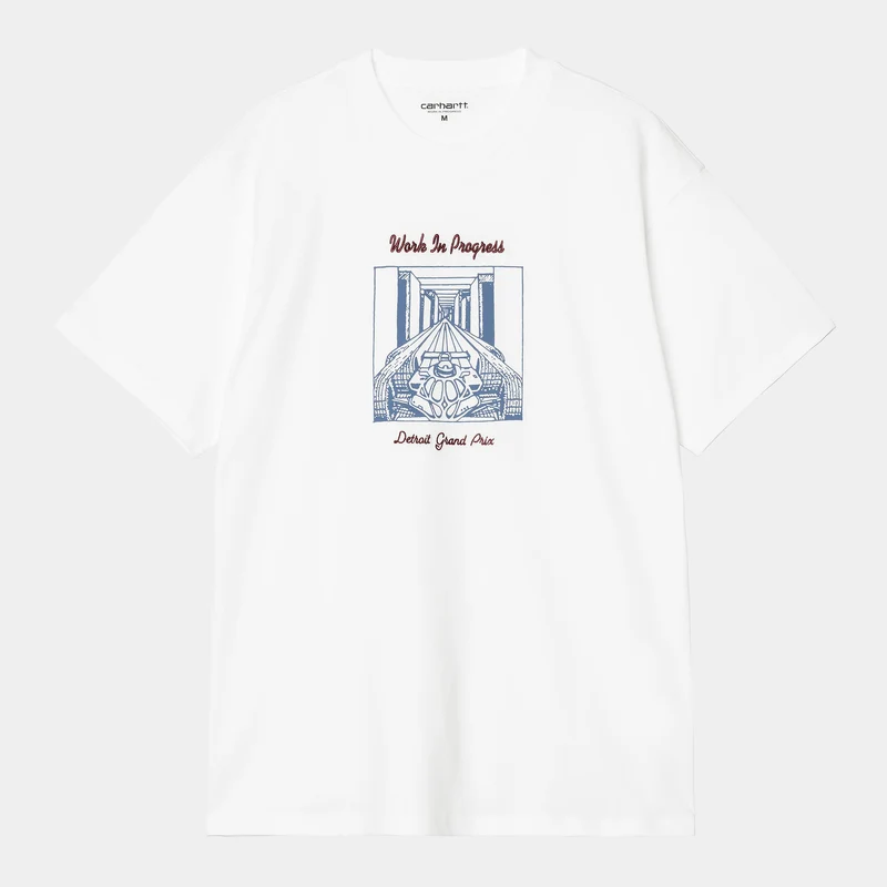 Carhartt WIP Herr Racer T-shirt | Vit