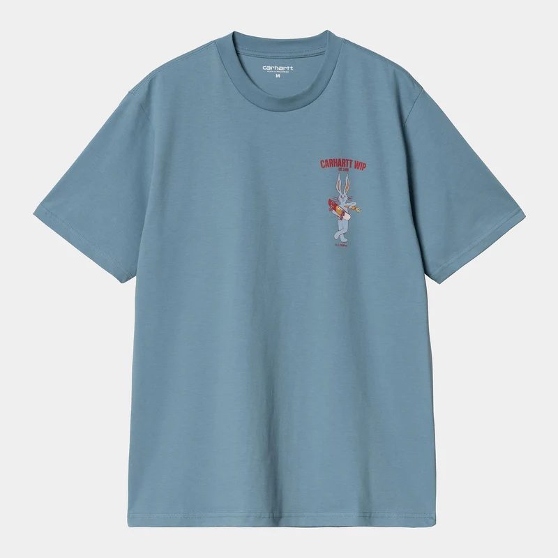 Carhartt WIP Herr Old Friend T-shirt | Lerblå
